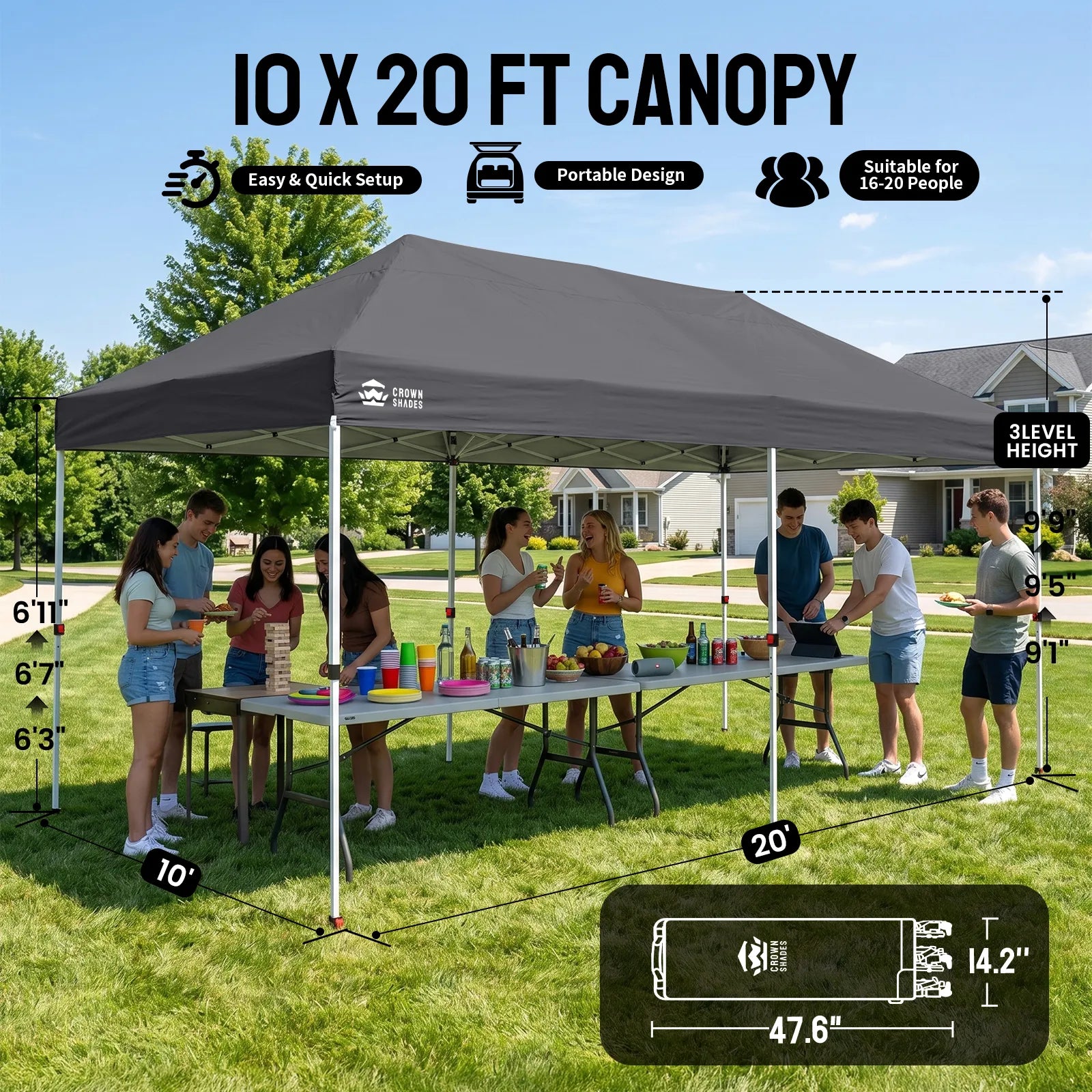 Swift-Lock 10'x20' Instant Canopy