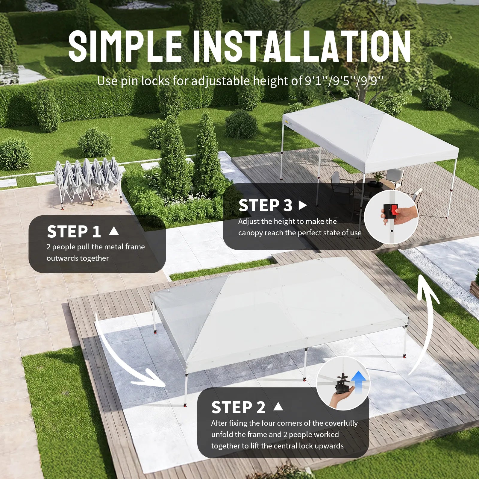 Swift-Lock 10'x20' Instant Canopy