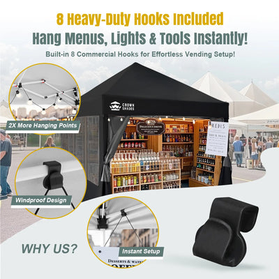 Vendo-Pro 10' x 10' Food Booth Canopy