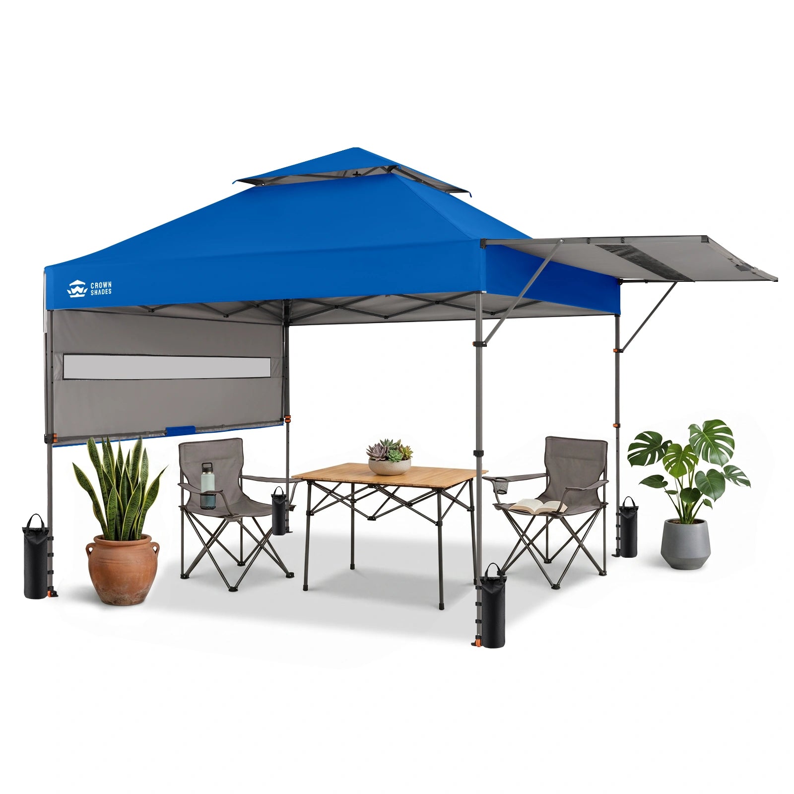 Vista 10' x 18' Canopy | Dual Awnings