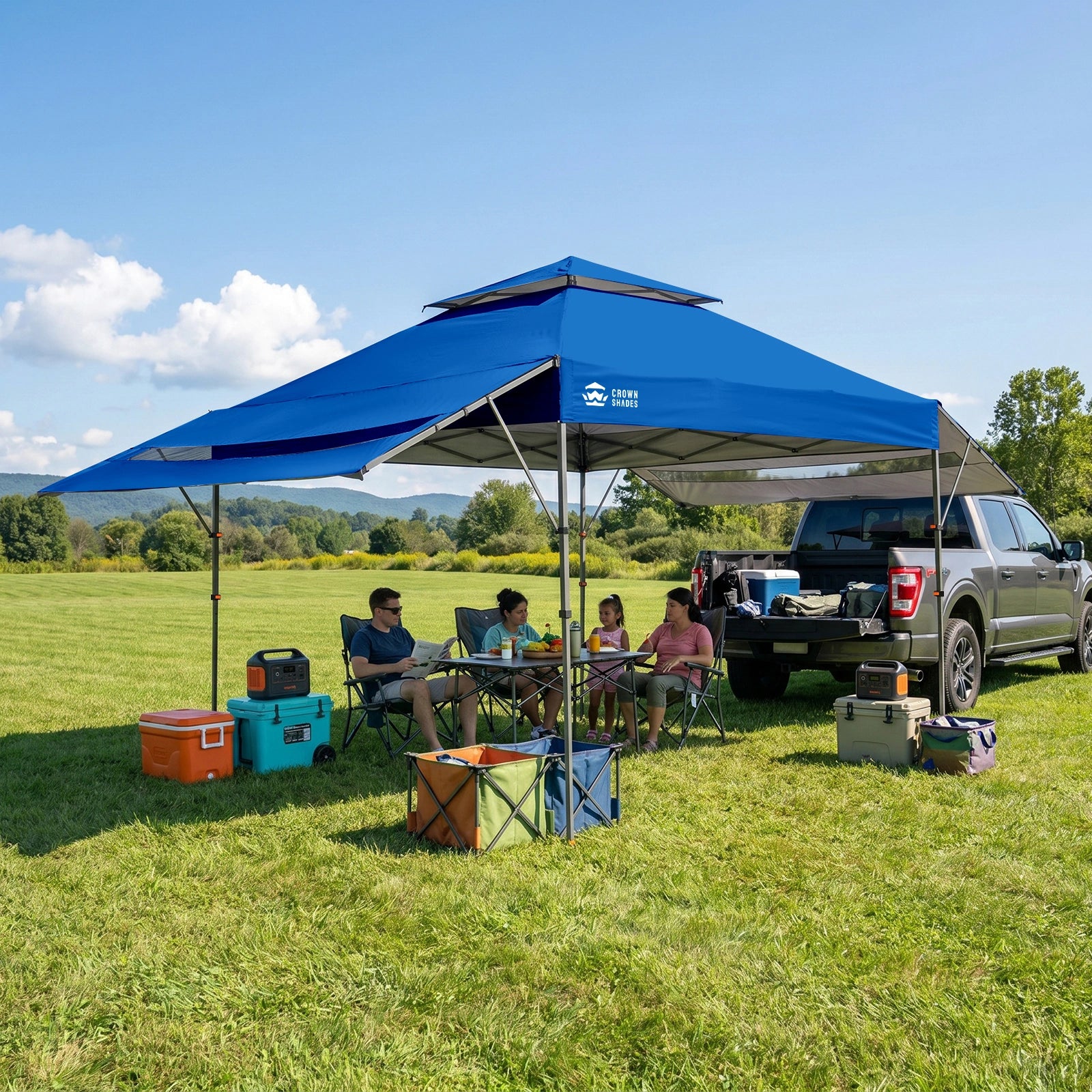 Vista 10' x 18' Canopy | Dual Awnings